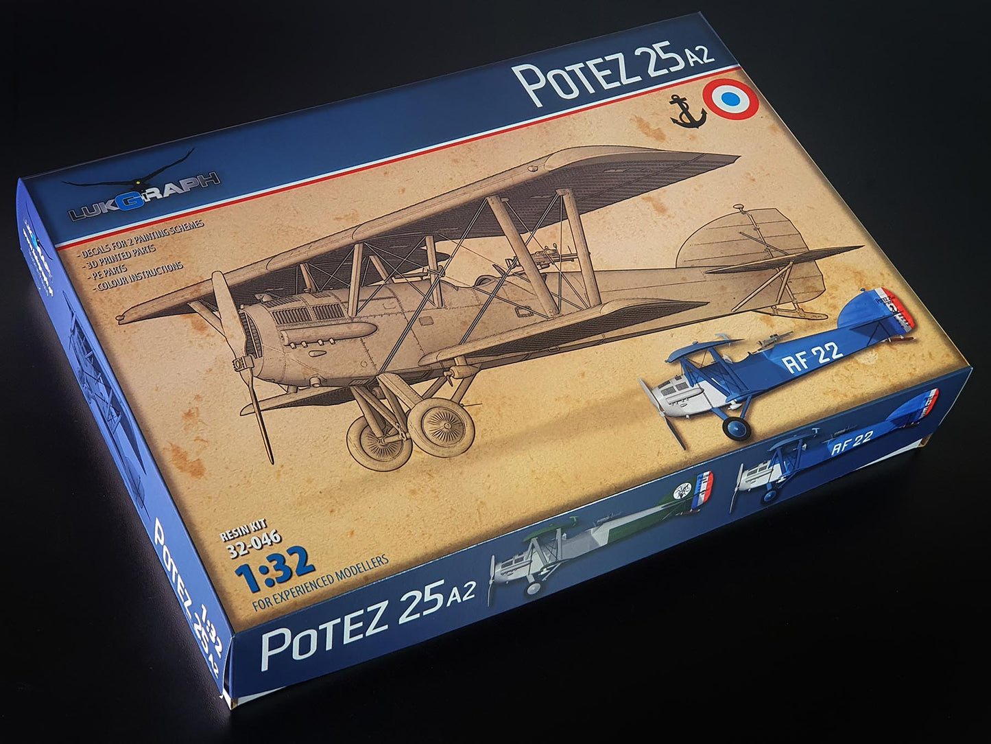 Lukgraph LUK3246 1:32 Potez 25 A2 in French Service
