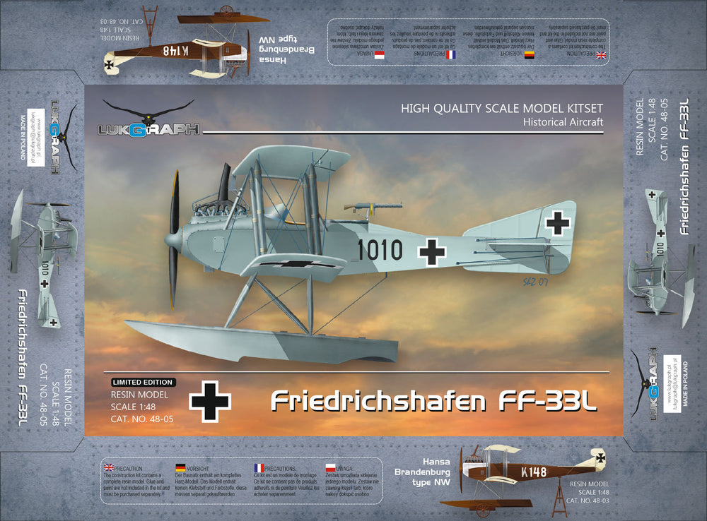 Lukgraph LUK48-05 1:48 Friedrichshafen FF.33L In German Service