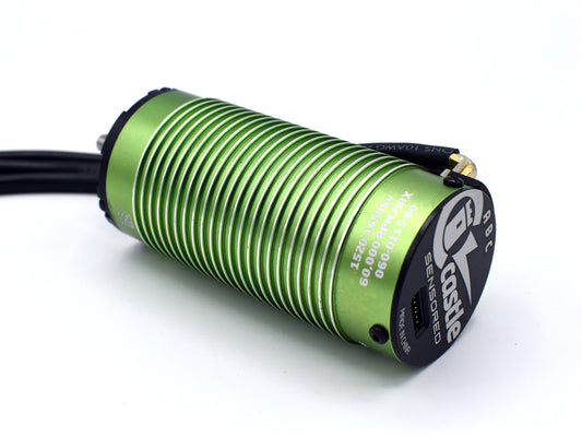 Castle Creations MOTOR, 4-POLE SENSORED BRUSHLESS 1520-1650KV V2 CC060-0115-00