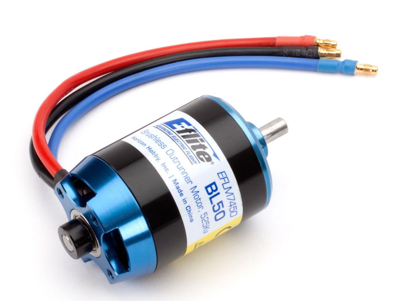 E-flite BL50 Brushless Outrunner Motor, 525Kv EFLM7450