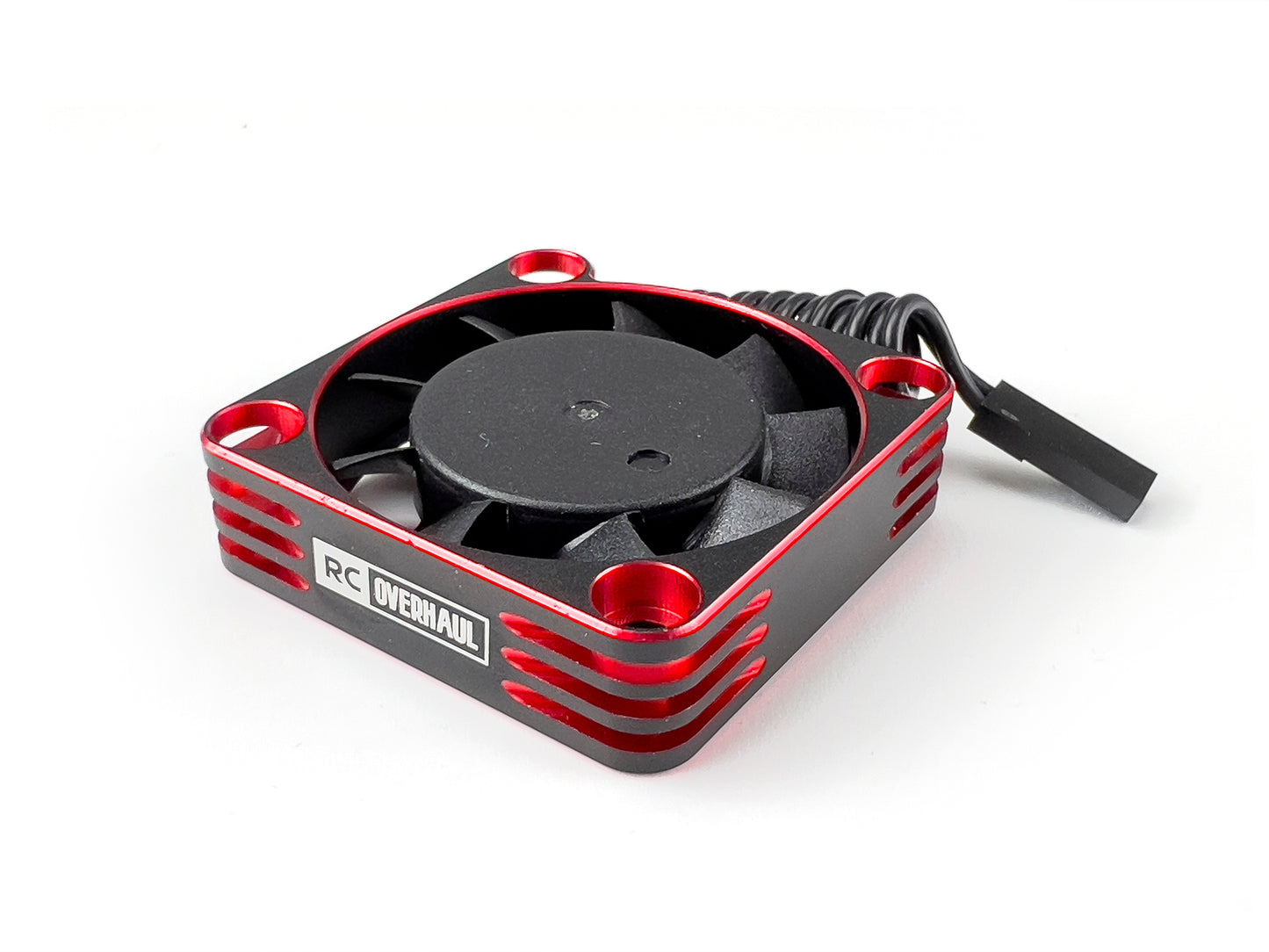 RC Overhaul Fan, Red Alum 40mm Hi RPM FAN04R