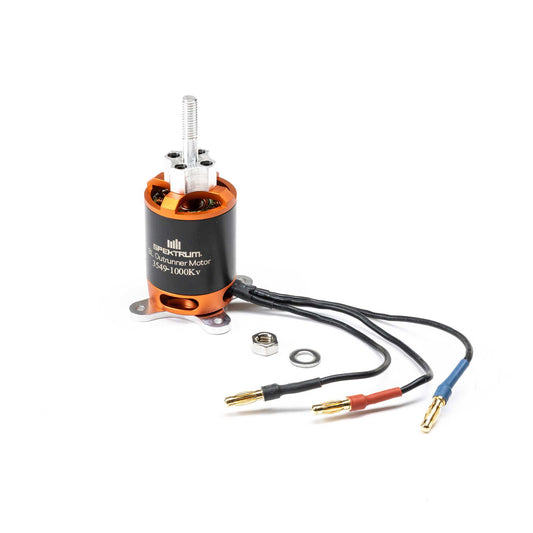 Spektrum 3549-1000Kv Outrunner Brushless Motor, 14-Pole SPMXAM3500