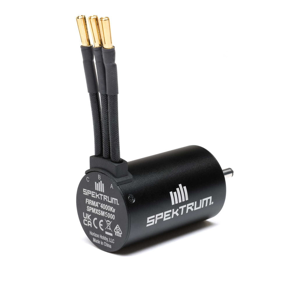 Spektrum Firma 3660-4000Kv 4-Pole Sensorless Brushless Motor: 5mm SPMXSM5000