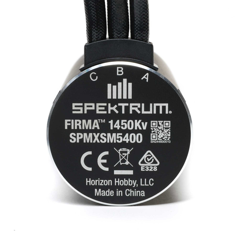 Spektrum Firma 4685-1450Kv Brushless Motor: 8mm SPMXSM5400
