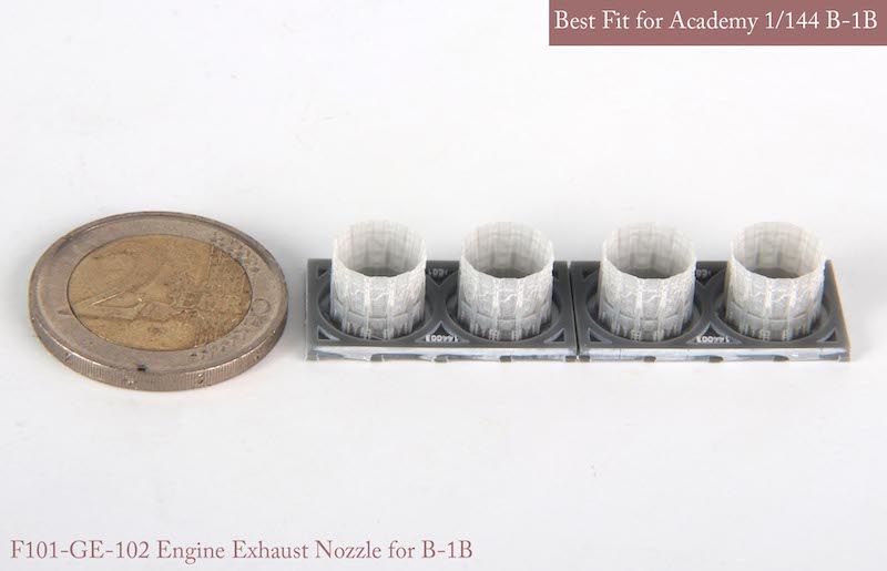 Mk.1 Design MA-14401 1:144 Rockwell B-1B Lancer GE EXHAUST NOZZLE SET