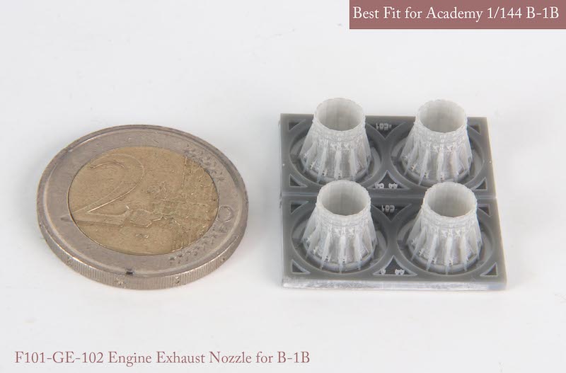 Mk.1 Design MA-14402 1:144 Rockwell B-1B Lancer GE EXHAUST NOZZLE SET