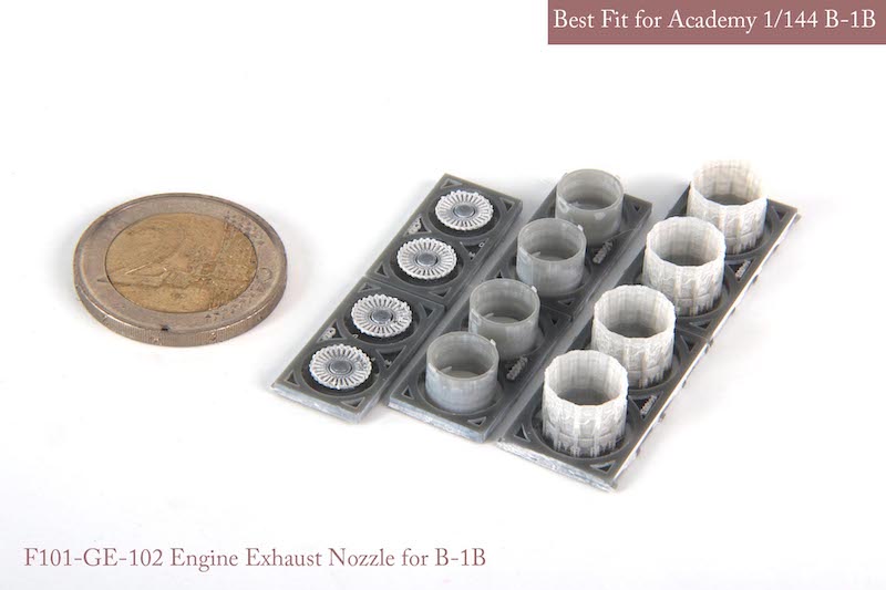 Mk.1 Design MA-14403 1:144 B-1B Lancer GE exhaust/nozzle set