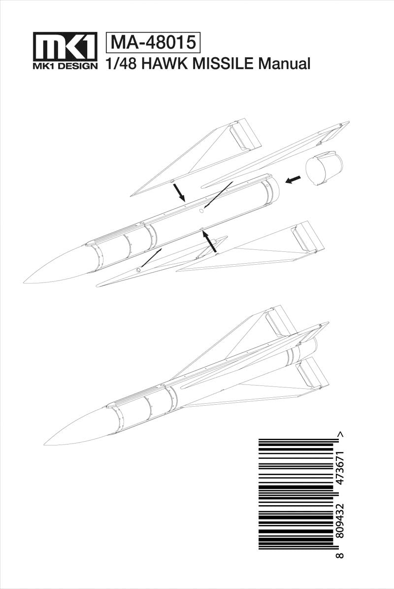 Mk.1 Design MA-48015 1:48 MIM-23 HAWK MISSILE Set