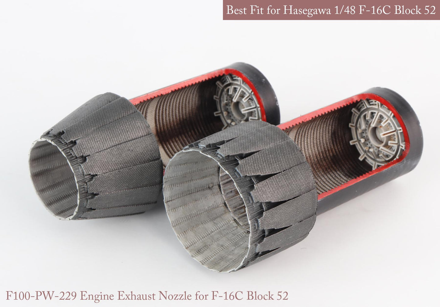 Mk.1 Design MA-48061 F-16 P&W Nozzle & Afterburner Blk 52 1:48