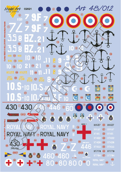 Model Art MA4812 1:48 Royal Navy: Westland HAS.1 WASP