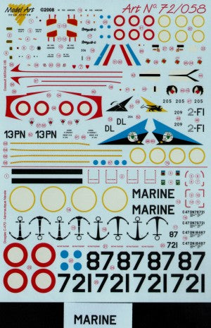 Model Art MA7258 1:72 Armee de l'Air: Dassault_Mirage IIIB