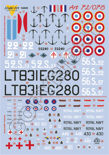 Model Art MA7278 1:72 Westland WASP
