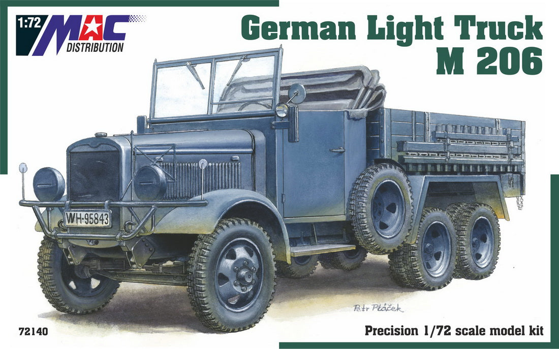 MAC Distribution MAC72140 1:72 Magirus M 206 German Light Truck