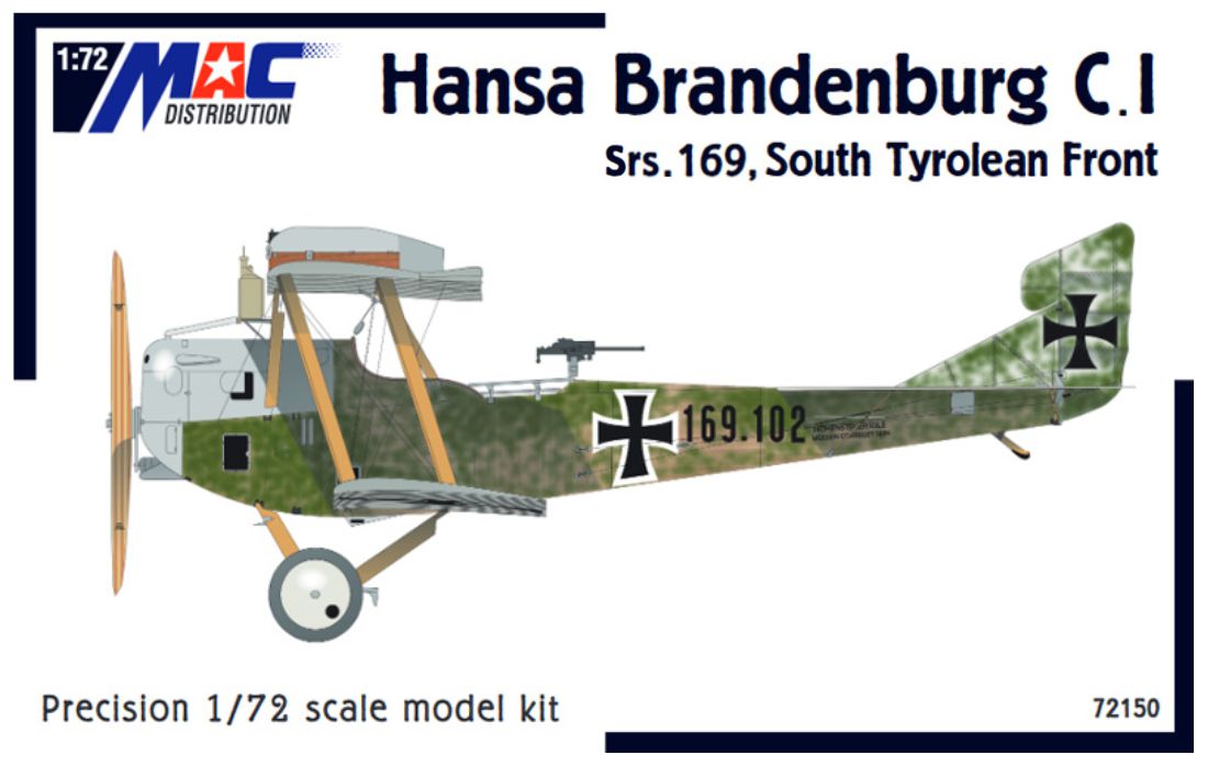 MAC Distribution MAC72150 1:72 Hansa-Brandenburg C.I Srs