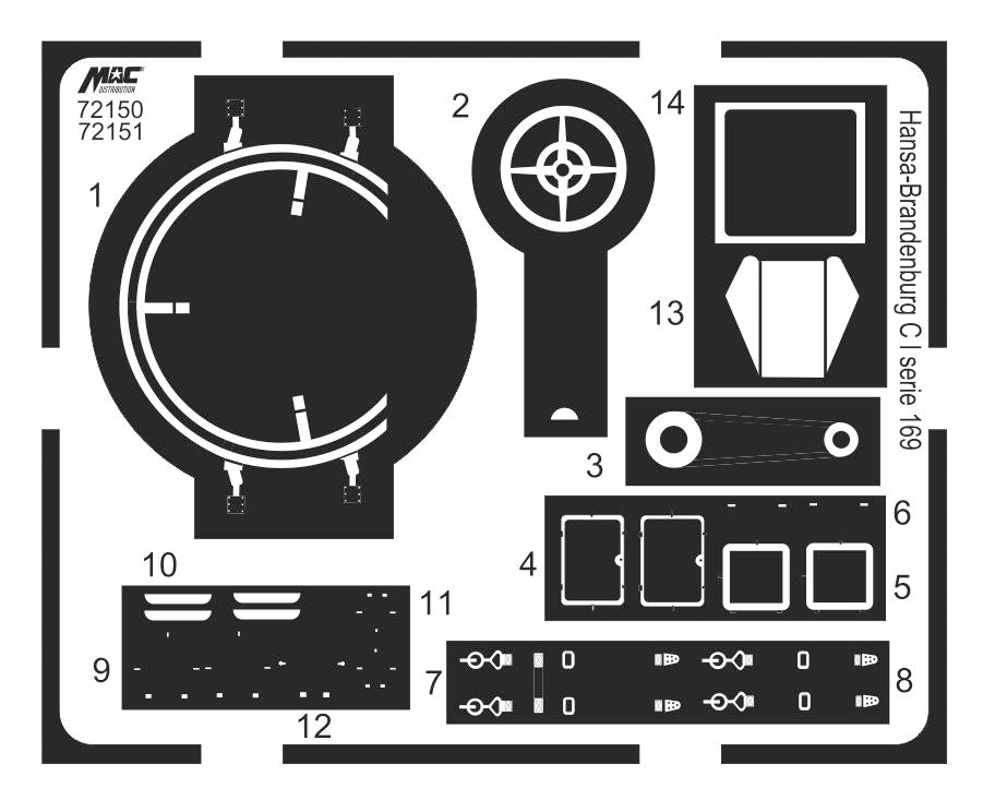 MAC Distribution MAC72150 1:72 Hansa-Brandenburg C.I Srs