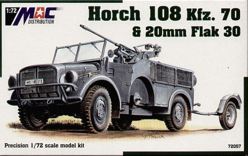 MAC Distribution MAC72057 1:72 Horch 108 Kfz.70 & 20mm Flak 30