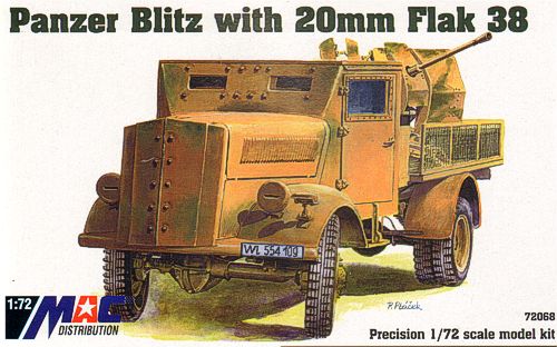 MAC Distribution MAC72068 1:72 Opel Blitz 3t with Flak 38