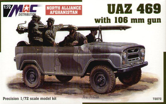MAC Distribution MAC72072 1:72 Soviet UAZ-469 with 106mm gun