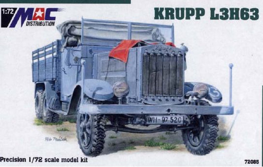 MAC Distribution MAC72085 1:72 Krupp L3H63