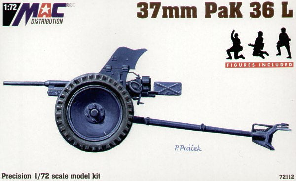 MAC Distribution MAC72112 1:72 37mm gun PaK-36L