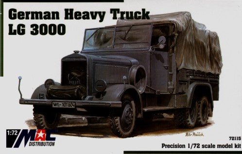 MAC Distribution MAC72115 1:72 German Heavy Truck LG3000 with twin axles