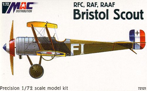 MAC Distribution MAC72121 1:72 Bristol Scout decals for RFC/RAF/RAAF markings