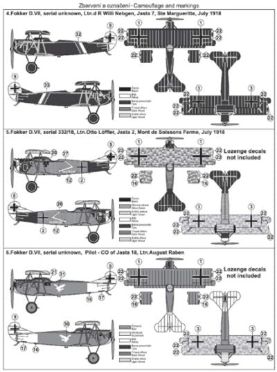 MAC Distribution MAC72130 1:72 Fokker D.VII Early