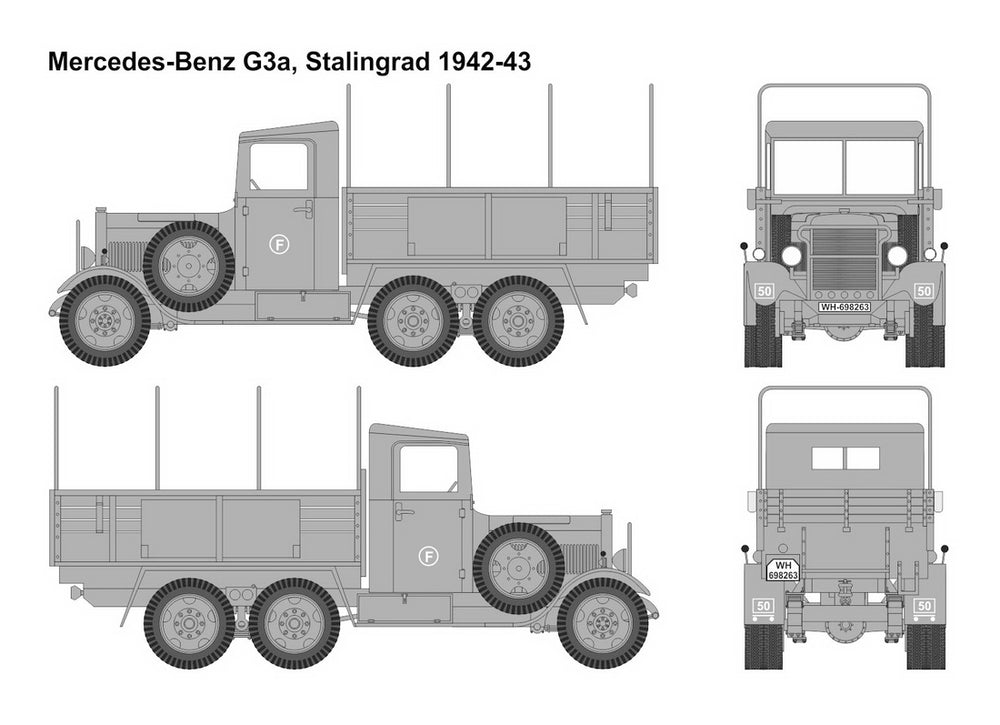 MAC Distribution MAC72135 1:72 Mercedes-Benz G3a Light Truck