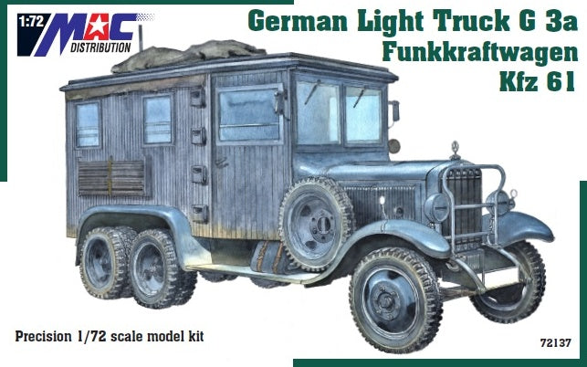 MAC Distribution MAC72137 1:72 Mercedes-Benz G3a Kfz.61 Funkkraftwagen
