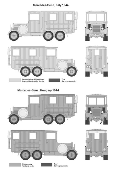 MAC Distribution MAC72137 1:72 Mercedes-Benz G3a Kfz.61 Funkkraftwagen