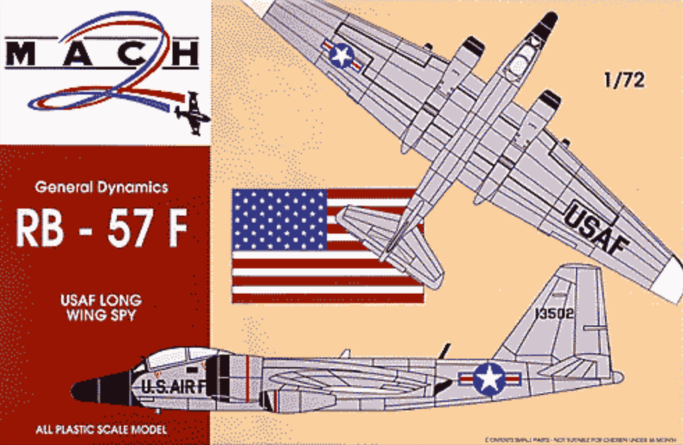 Mach 2 MACH1872 1:72 Martin RB-57F