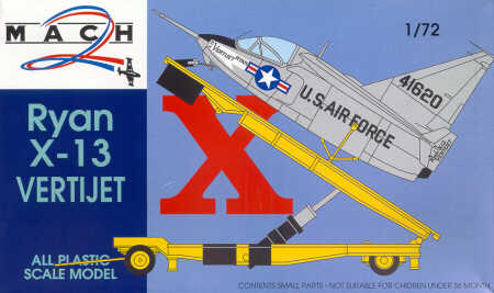 Mach 2 MACH2272 1:72 Ryan X-13 vertijet and launch trailer