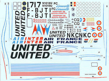 Mach 2 MACH2372 Caravelle III/VIR Airline & Military Kit 1:72