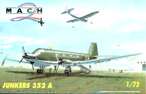 Mach 2 MACH7231 1:72 Junkers Ju-352A 3 engined transport aircraft