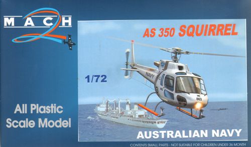 Mach 2 MACH7260 1:72 AS-350 Ecureuil Squirrel Australian Navy/Army