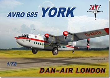 Mach 2 MACHGP081 1:72 Avro York Dan-Air London