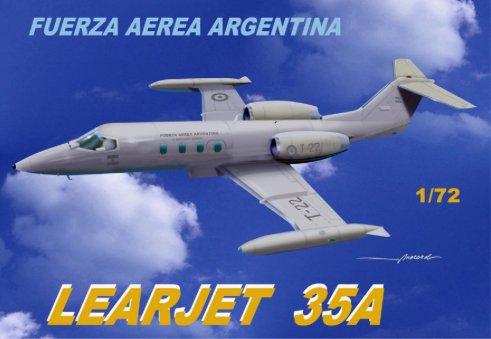 Mach 2 MACHGP084 1:72 Gates Learjet 35A Argentina Air Force
