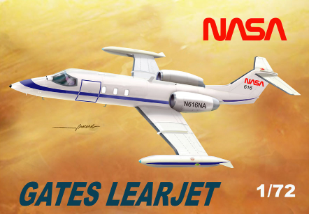 Mach 2 MACHGP085 1:72 Gates Learjet 35A NASA