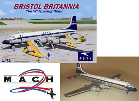 Mach 2 MACHGP086 1:72 Bristol Britannia BOAC version