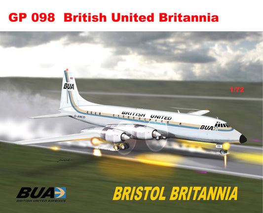 Mach 2 MACHGP098 1:72 Bristol Britannia BUA/British United