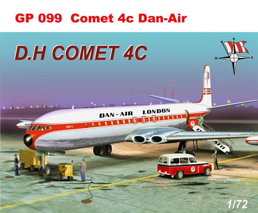 Mach 2 MACHGP099 1:72 de Havilland Comet 4C Dan-Air London