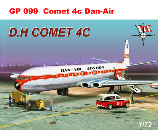 Mach 2 MACHGP099 1:72 de Havilland Comet 4C Dan-Air London