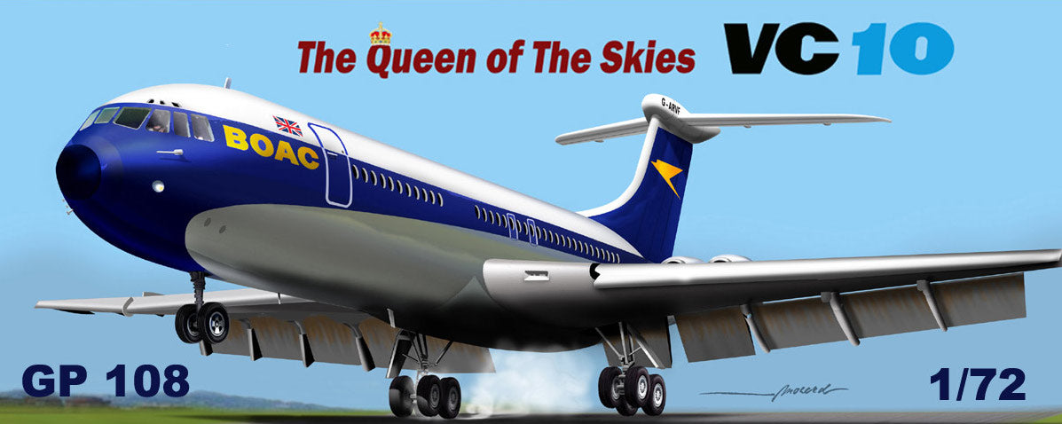Mach 2 MACHGP108 1:72 Vickers VC-10 BOAC 'The Queen Of The Skies' [VC10]