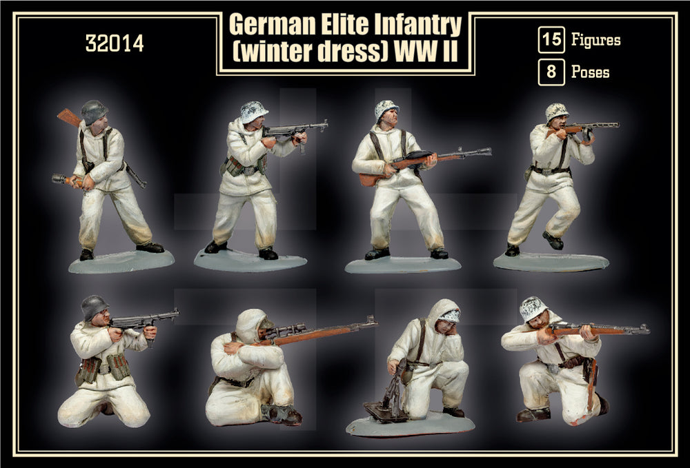 Mars MAR32014 1:32 German Elite Troops in winter troops WWII