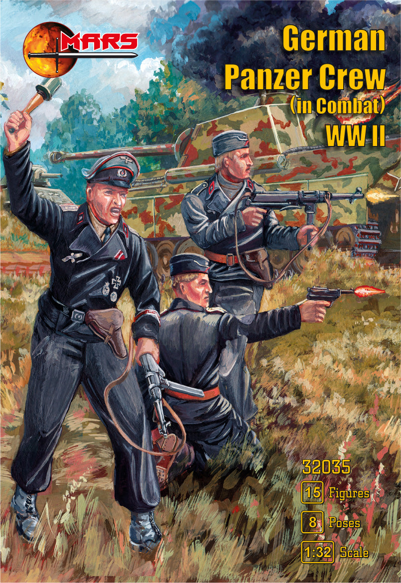 Mars MAR32035 1:32 German Panzer tank crew in combat