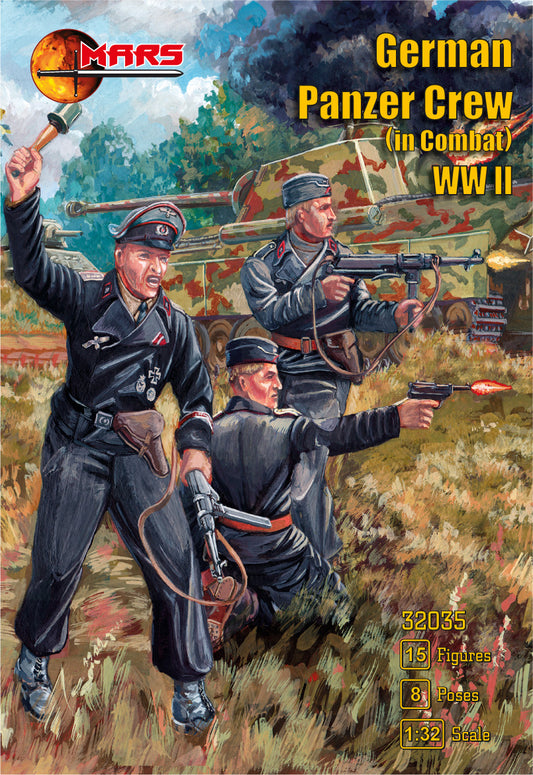 Mars MAR32035 1:32 German Panzer tank crew in combat
