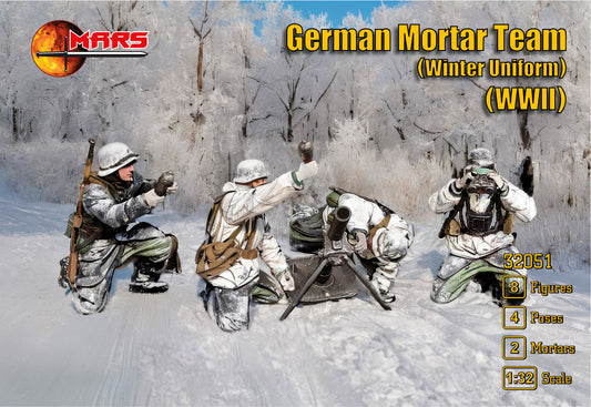 Mars MAR32051 1:32 German Mortar Team in winter uniforms