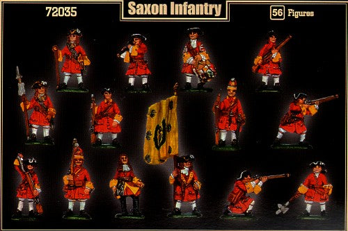 Mars MAR72035 1:72 Northern War Saxon infantry 56 figures