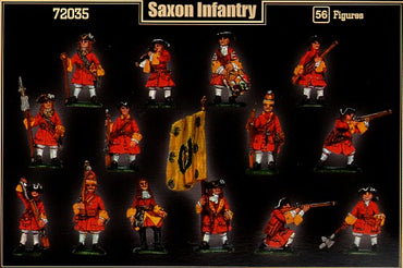 Mars MAR72035 1:72 Northern War Saxon infantry 56 figures