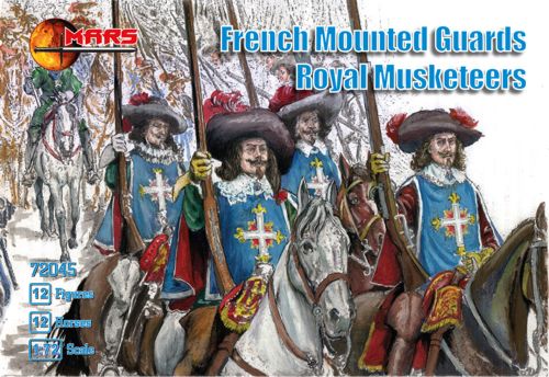 Mars MAR72045 1:72 French mounted Guards royal musketeers